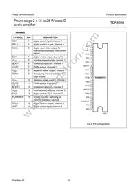 TDA8925ST/N1 Datasheet Page 5