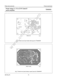 TDA8925ST/N1 Datasheet Page 14