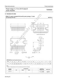TDA8925ST/N1 Datasheet Page 19