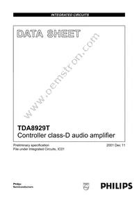 TDA8929T/N1,118 Cover