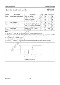 TDA8929T/N1 Datasheet Page 14
