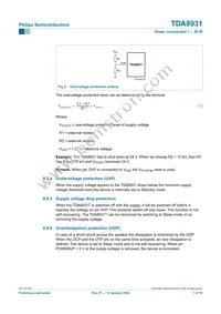TDA8931T/N1 Datasheet Page 7