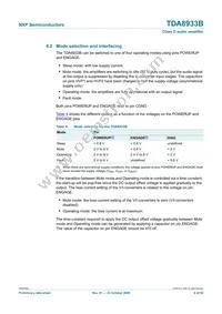 TDA8933BTW/N2 Datasheet Page 6