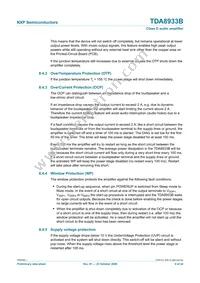 TDA8933BTW/N2 Datasheet Page 9