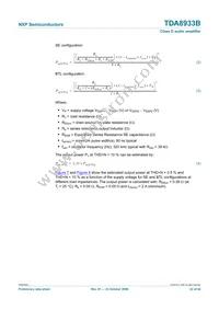 TDA8933BTW/N2 Datasheet Page 22