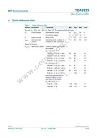 TDA8933T/N1 Datasheet Page 2