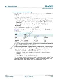 TDA8933T/N1 Datasheet Page 7