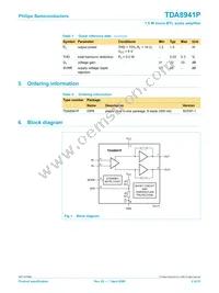 TDA8941P/N1 Datasheet Page 2