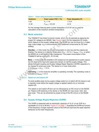 TDA8941P/N1 Datasheet Page 5