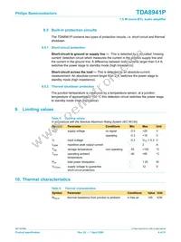 TDA8941P/N1 Datasheet Page 6