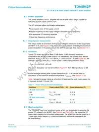TDA8942P/N1 Datasheet Page 6