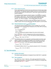 TDA8942P/N1 Datasheet Page 17