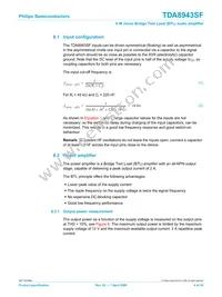 TDA8943SF/N1 Datasheet Page 4