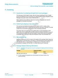 TDA8943SF/N1 Datasheet Page 16