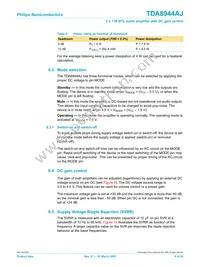 TDA8944AJ/N2 Datasheet Page 6