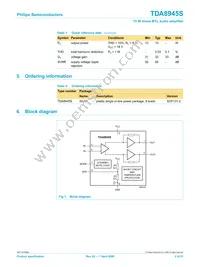 TDA8945S/N1 Datasheet Page 2