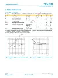 TDA8945S/N1 Datasheet Page 7