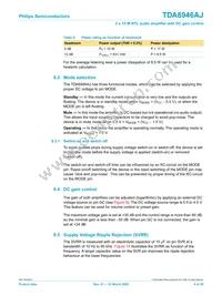 TDA8946AJ/N2 Datasheet Page 6