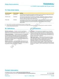 TDA8946AJ/N2 Datasheet Page 19