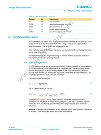 TDA8946J/N1 Datasheet Page 4