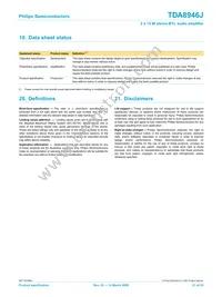 TDA8946J/N1 Datasheet Page 21