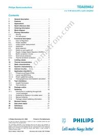 TDA8946J/N1 Datasheet Page 23