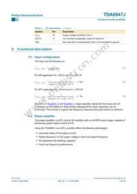 TDA8947J/N3 Datasheet Page 5