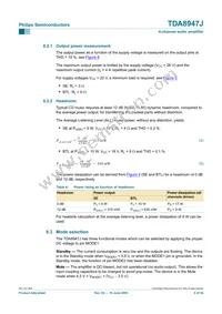 TDA8947J/N3 Datasheet Page 6