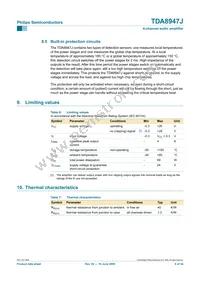 TDA8947J/N3 Datasheet Page 8