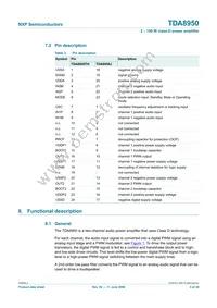 TDA8950J/N1 Datasheet Page 5