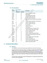 TDA8953TH/N1 Datasheet Page 5