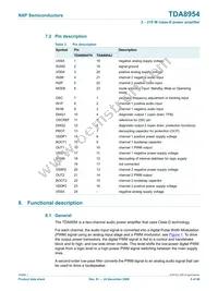 TDA8954TH/N1 Datasheet Page 5