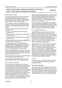 TDA9178/N1 Datasheet Page 8