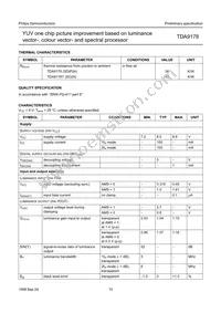 TDA9178/N1 Datasheet Page 15