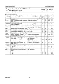 TDA9818T/V1 Datasheet Page 3