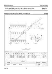 TDA9830T/V1 Datasheet Page 13