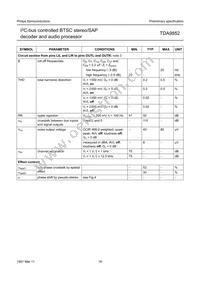 TDA9852H/V2 Datasheet Page 16