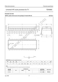 TDA9860/V2 Datasheet Page 17