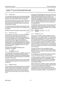 TDA9874AH/V2 Datasheet Page 10
