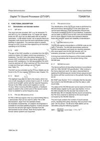 TDA9875AH/V2 Datasheet Page 11