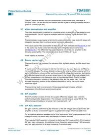 TDA9881TS/V5 Datasheet Page 9
