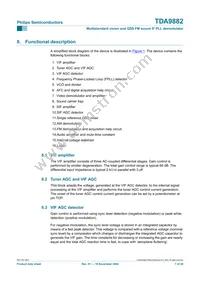 TDA9882TS/V1 Datasheet Page 7