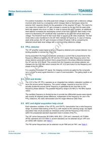 TDA9882TS/V1 Datasheet Page 8