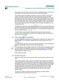 TDA9882TS/V1 Datasheet Page 9