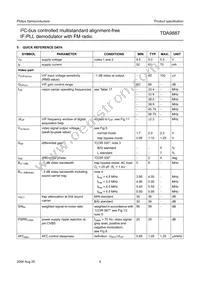 TDA9887T/V4 Datasheet Page 4