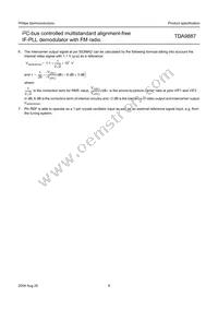 TDA9887T/V4 Datasheet Page 6