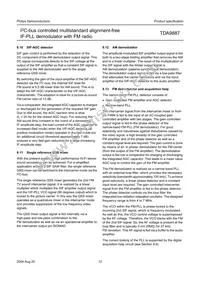 TDA9887T/V4 Datasheet Page 12
