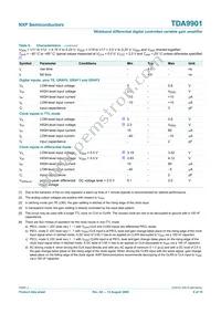 TDA9901TS/C3 Datasheet Page 9