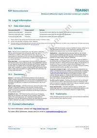 TDA9901TS/C3 Datasheet Page 17