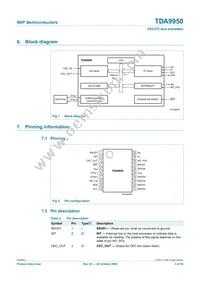 TDA9950TT/C3 Datasheet Page 3